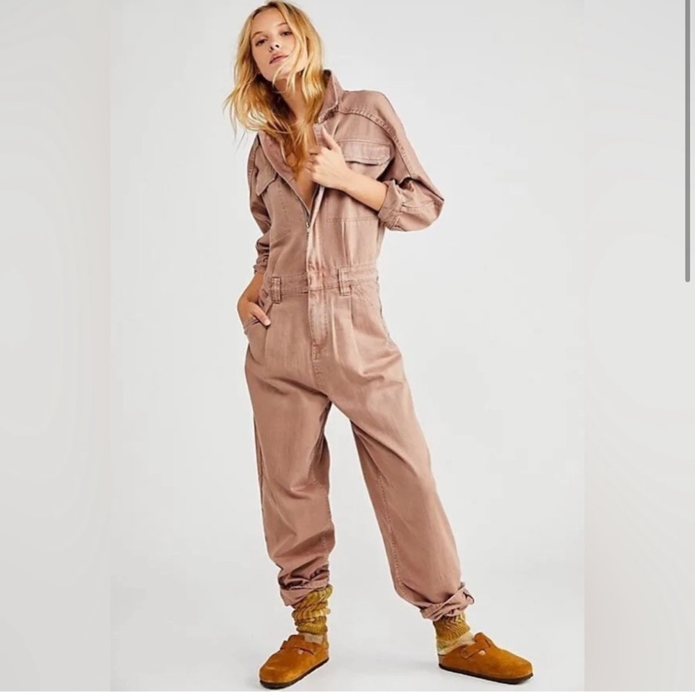Free People We the Free Sammie Denim coverall